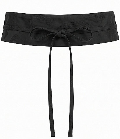 Bryn Walker Memory Crunch Jacquard Wrap Tie Belt