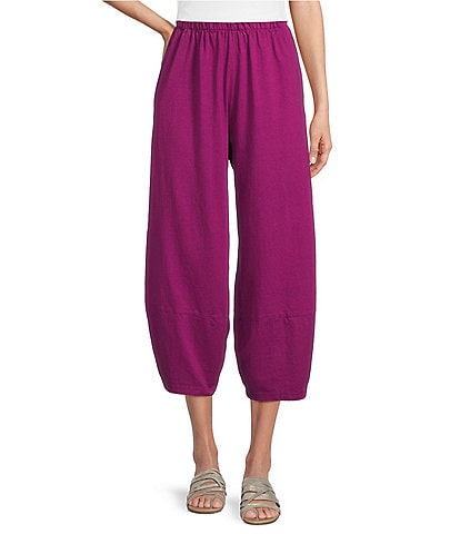 Bryn Walker Oliver Cotton Jersey Elastic Waist Full Leg Lantern Pants