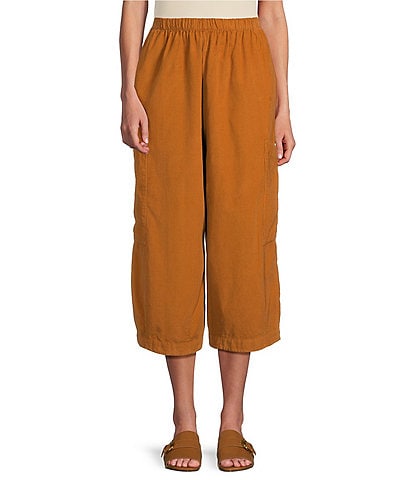 Bryn Walker Pasha Cotton Corduroy Oversized Pocketed Wide Leg Pull-On Pants