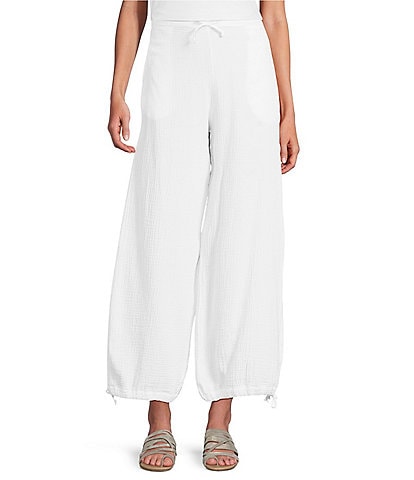 Bryn Walker Sasha Cotton Gauze Drawstring Pants