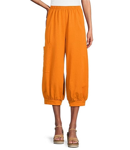 Bryn Walker Wylie Jersey Elastic Waist Balloon Banded Cuffed Pants