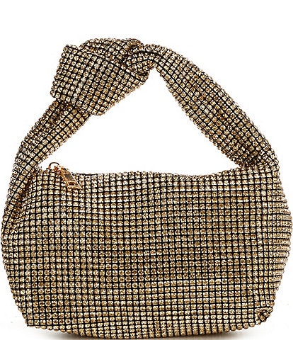 Btb Los Angeles Avery Mini Rhinestone Hobo Bag