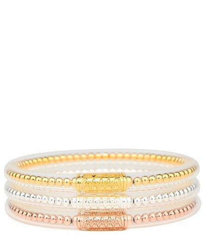 BuDhaGirl BIBI Serenity Prayer All Weather Bangles® Bracelet Set