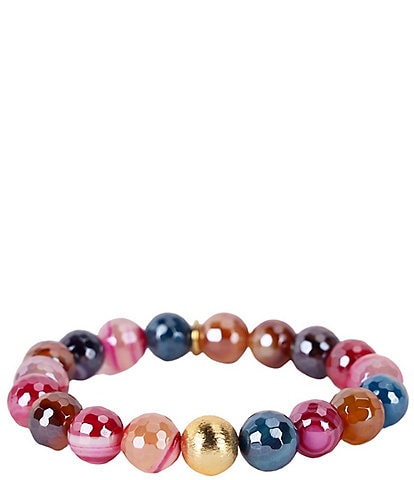 BuDhaGirl Melange Beaded Stretch Bracelet
