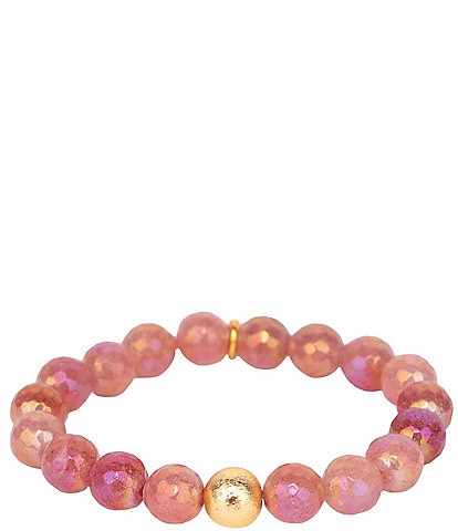 BuDhaGirl Melange Beaded Stretch Bracelet