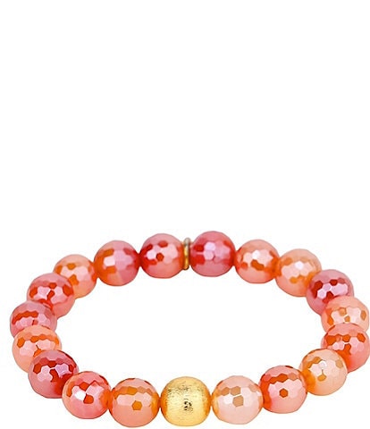 BuDhaGirl Melange Beaded Stretch Bracelet