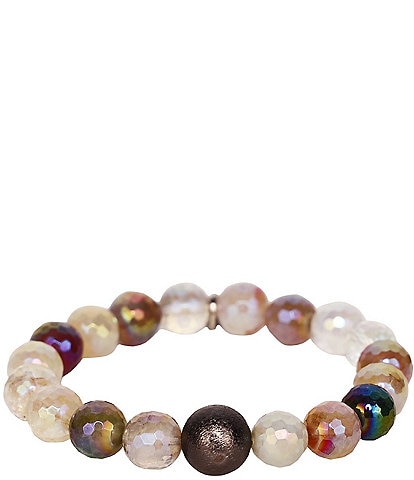BuDhaGirl Melange Beaded Stretch Bracelet