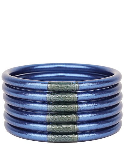 BuDhaGirl Serenity Prayer All Weather Bangles Bracelet Set