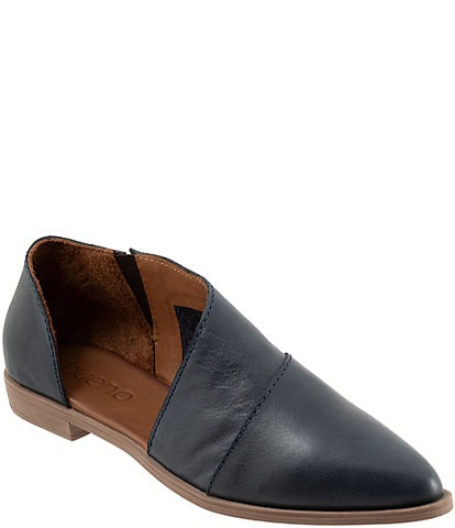 Bueno Blake Open Leather Slip-Ons