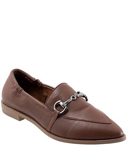 Bueno Bowie Leather Bit Buckle Loafers