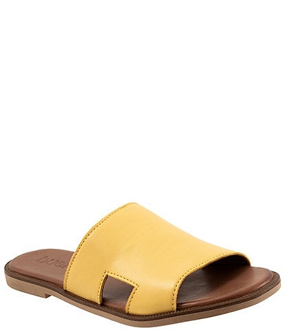 Bueno Hendrix Leather Slides