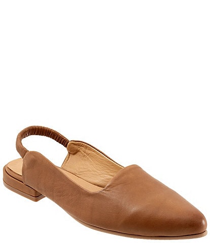 Bueno Indie Leather Slingback Flats