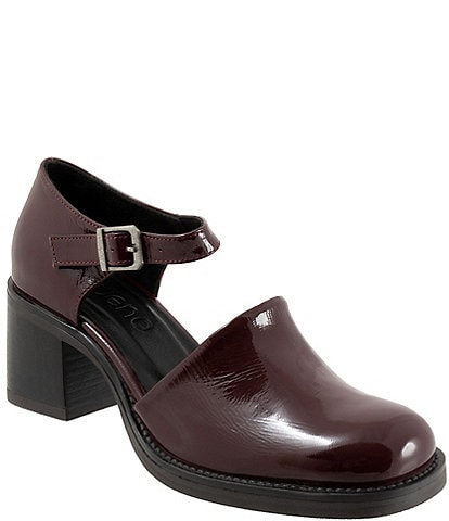 Bueno Rita Patent Leather Block Heel Shooties