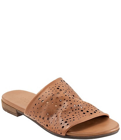 Bueno Turner Perf Leather Perforated Slides