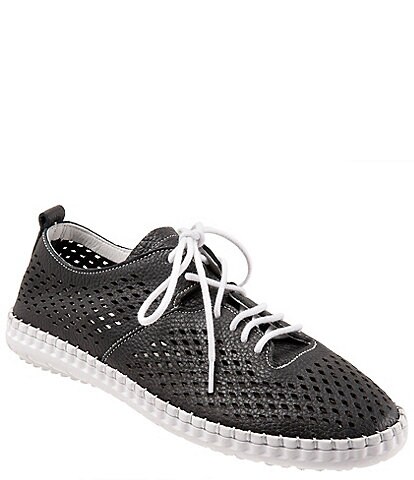 Bueno Women's Dellis Perforated Leather Sneakers