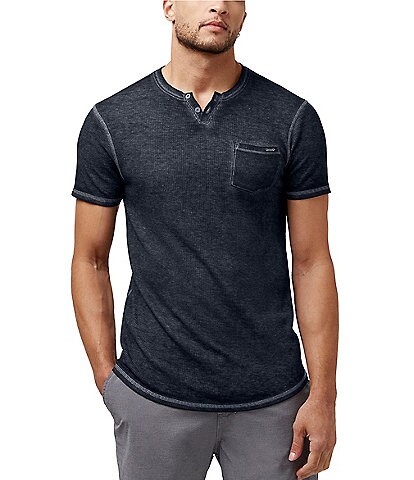 Buffalo David Bitton Kadya Waffle Knit Short Sleeve Tee