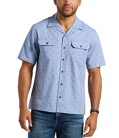 Buffalo David Bitton Short Sleeve Salaman Patterned Shirt