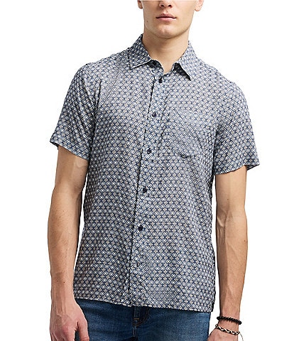 Buffalo David Bitton Sirilo Short Sleeve Printed Shirt