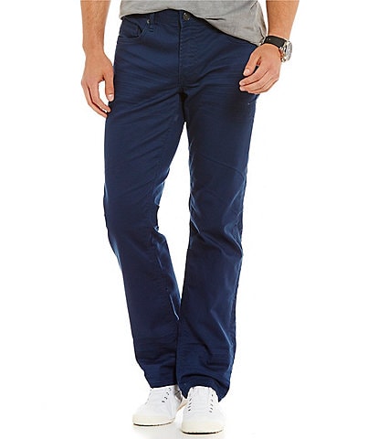 Buy Navy Blue Straight Fit Denim Jeans Online