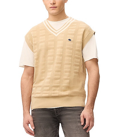 Buffalo David Bitton Sleeveless Wallo Sweater Vest