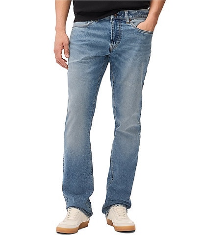 Buffalo David Bitton Straight Six Whiskered Worn-In Jeans