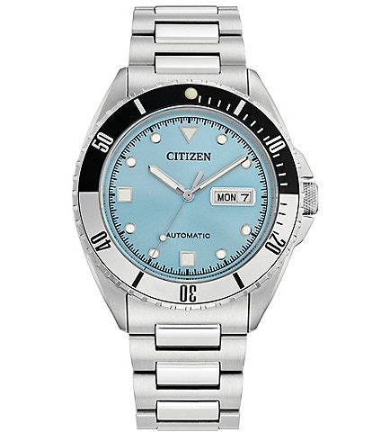 Citizen Men's Wr100 Automatic Stainless Steel Bracelet Watch
