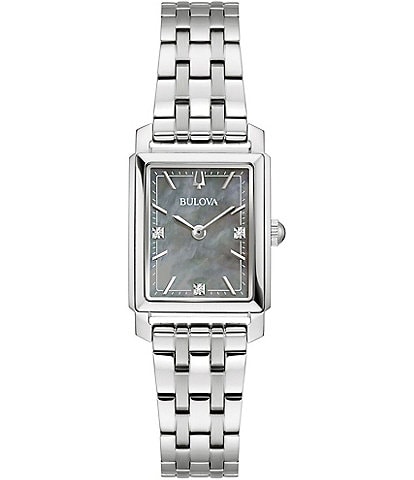 Bulova Women's Classic Two Hand Stainless Steel Bracelet Watch