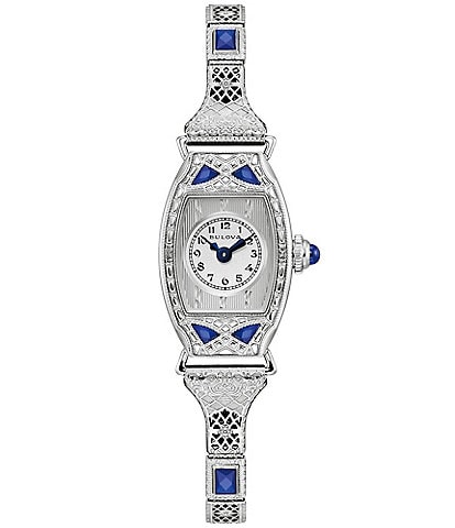 Bulova Women's Miss America Stainless Steel Bracelet Watch