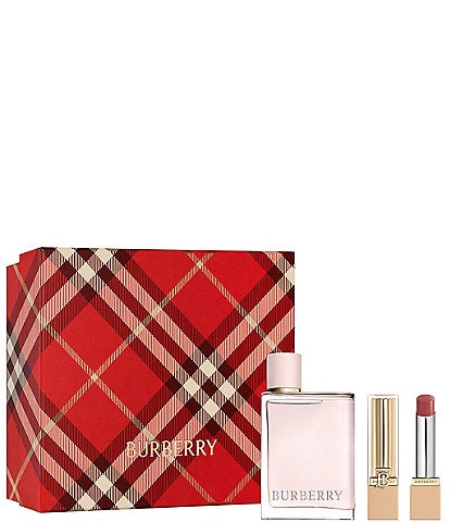 Burberry Her Eau de Parfum & Brit Shine Lipstick Holiday 2-Piece Gift Set