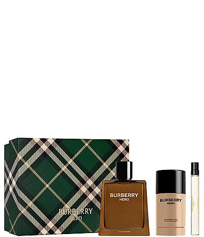 Burberry Hero Eau de Parfum Cologne & Deodorant 3-Piece Gift Set