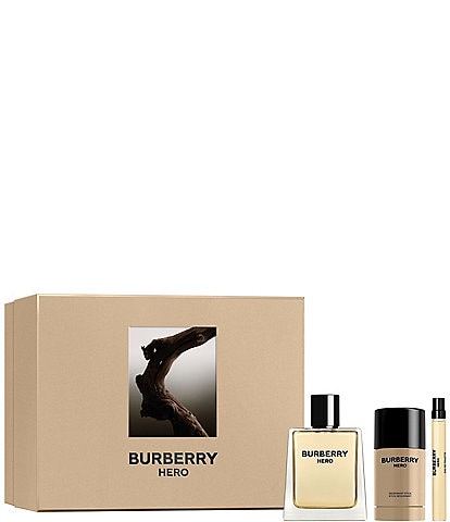 Burberry Men's 3-Pc. Burberry Hero Eau de Toilette Gift Set