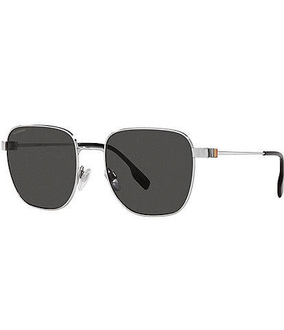 Burberry Men's BE3142 Drew 55mm Square Sunglasses