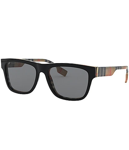 Burberry Men's BE4293 56mm Square Sunglasses
