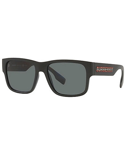 Burberry Men's BE4358 Knight 57mm Polarized Square Sunglasses