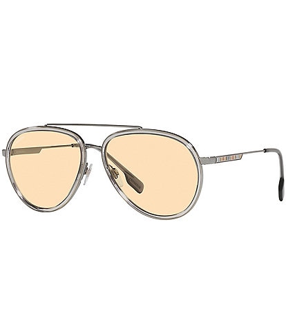 Burberry Women's BE3125 Oliver 59mm Pilot Sunglasses