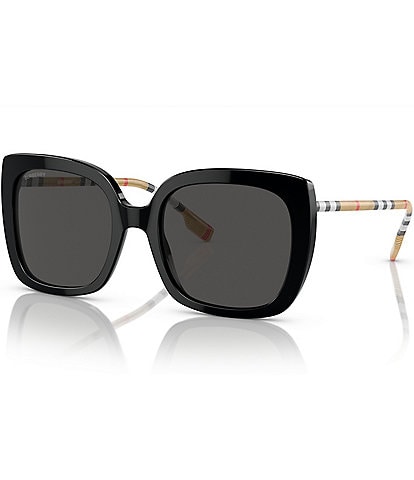 Burberry Women's BE4323 Carroll 54mm Square Sunglasses