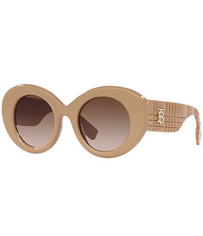 Burberry Women's Be4370u 49mm Round Sunglasses