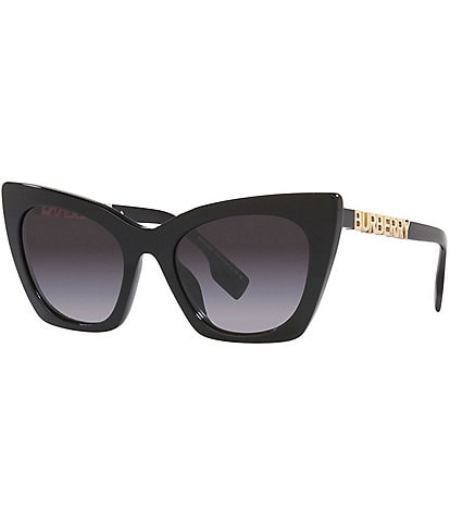 Burberry Womens Be4372u 52mm Cat Eye Sunglasses