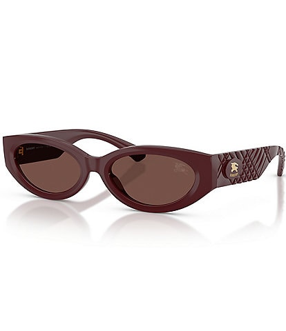 Burberry Women's BE4505U 54mm Oval Sunglasses