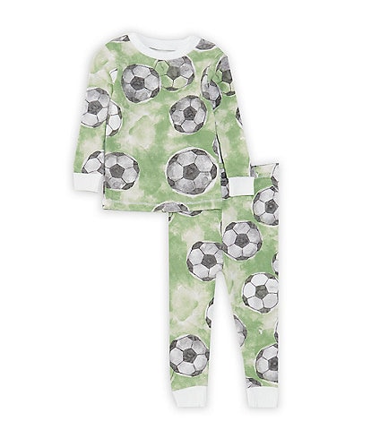 Burt's Bees Baby Boys 12-24 Months Long Sleeve Soccer Tee & Pajama Pants Set