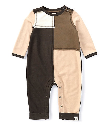 Burt's Bees Baby Boys Newborn-24 Months Colorblocked Long Sleeve Coverall