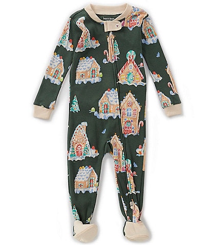 Burt's Bees Baby Long Sleeve Gingerbread House Sleeper Footed