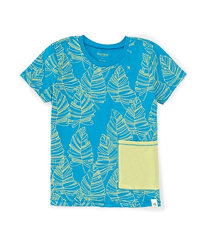 Burt's Bees Little Boy 2T-5T Short Sleeve Jungle T-Shirt