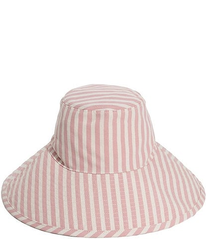 business & pleasure Lauren's Stripe Wide Brim Bucket Hat