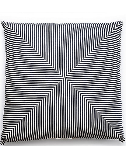 business & pleasure The Lauren's Stripe Outdoor Living Collection Floor Pillow
