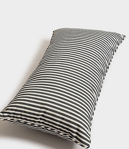 business & pleasure The Lauren's Stripe Outdoor Living Collection Rectangle Throw Pillow