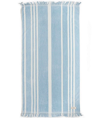business & pleasure Vintage Stripe Beach Towel