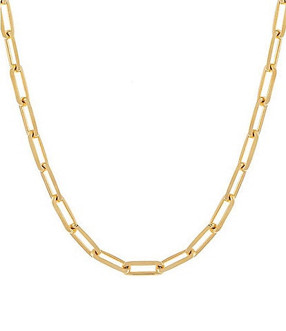 By Adina Eden Large Paperclip Link Chain 16'' Necklace