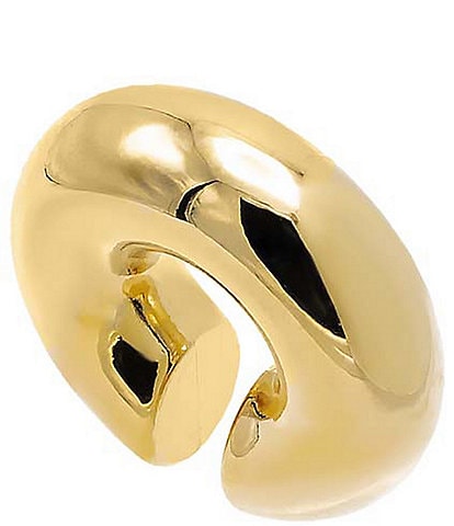 By Adina Eden Solid Chunky Hollow Ear Cuff