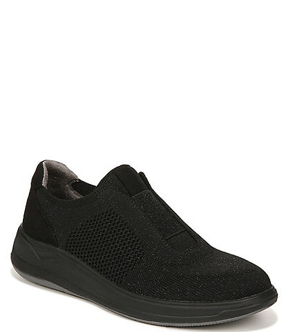 Bzees Trophy Washable Engineered Knit Fabric Slip-On Sneakers